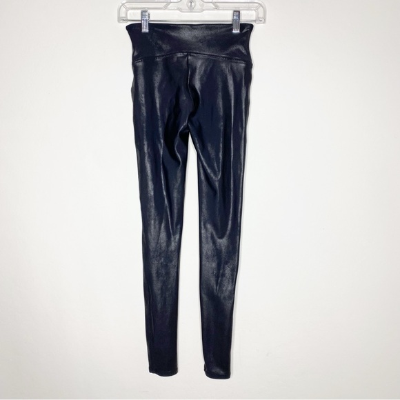 SPANX Faux Leather Leggings Black Size S/P - Picture 4 of 14